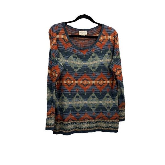Denim & Supply Ralph Lauren Aztec Southwestern Knit Sweater Size Medium - Picture 1 of 10